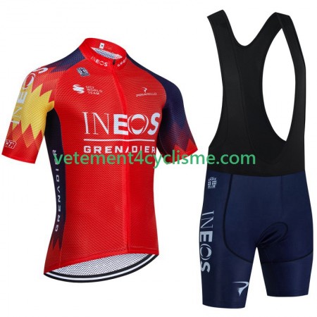 Homme Tenue Cycliste et Cuissard à Bretelles Ineos Grenadier 2023